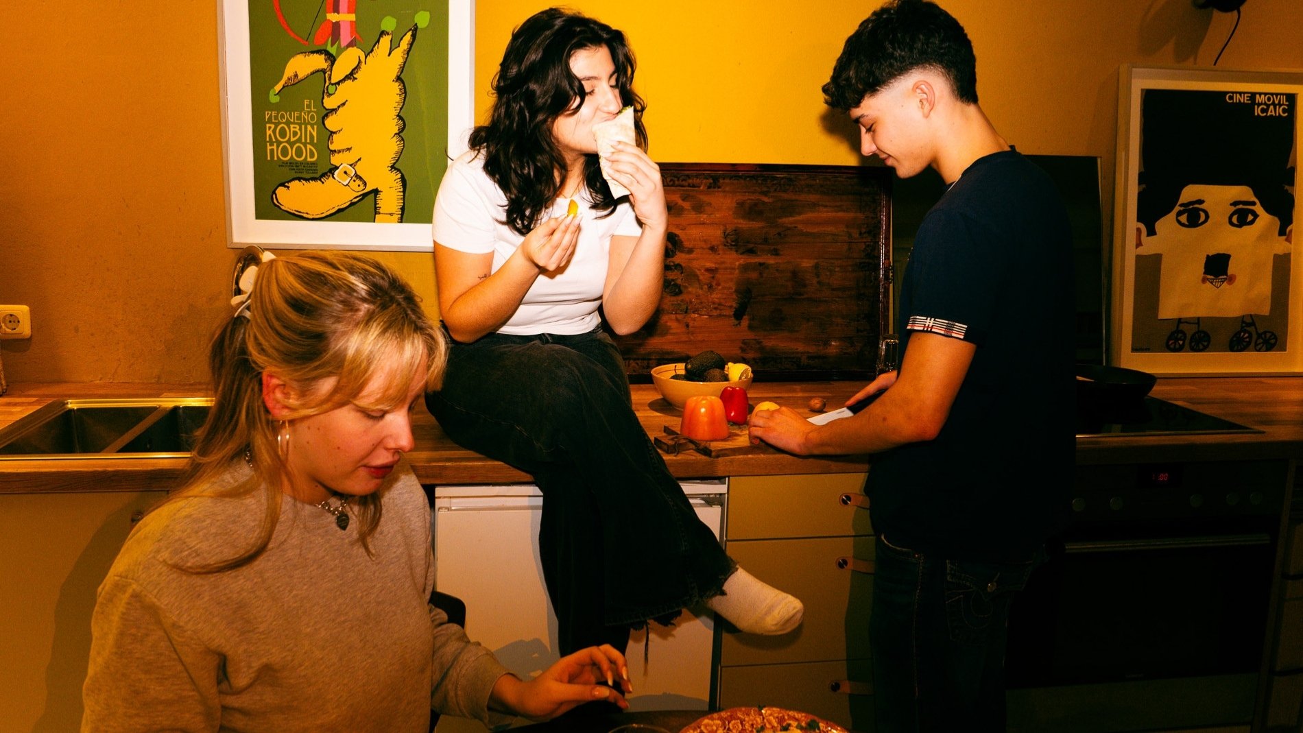 Teresa, Benjamin and Hanna (from left)