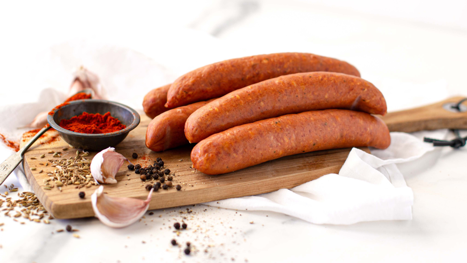 Polish sausage varieties from ‘Barossa Fine Foods’
