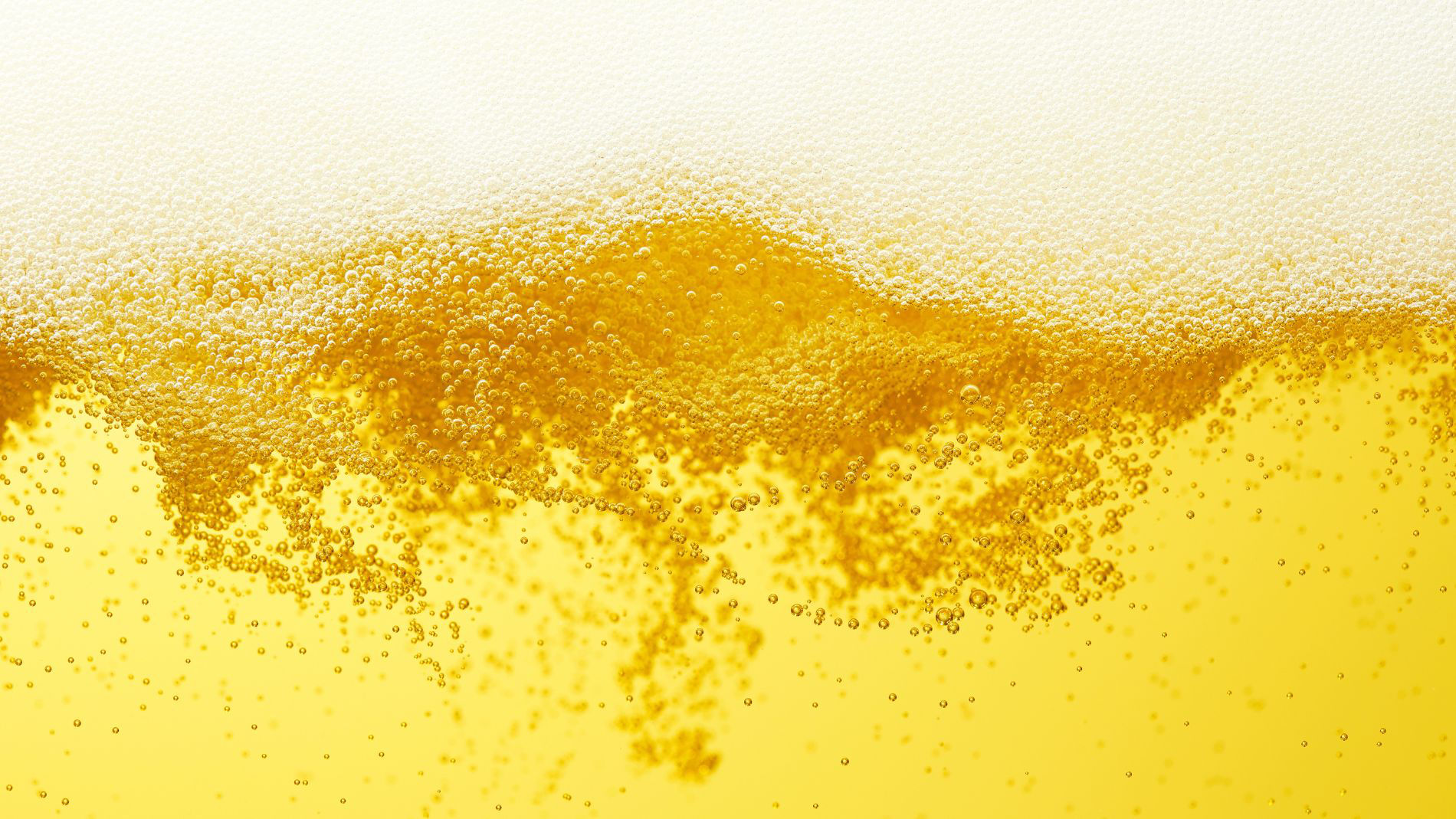 Bier mit Schaum