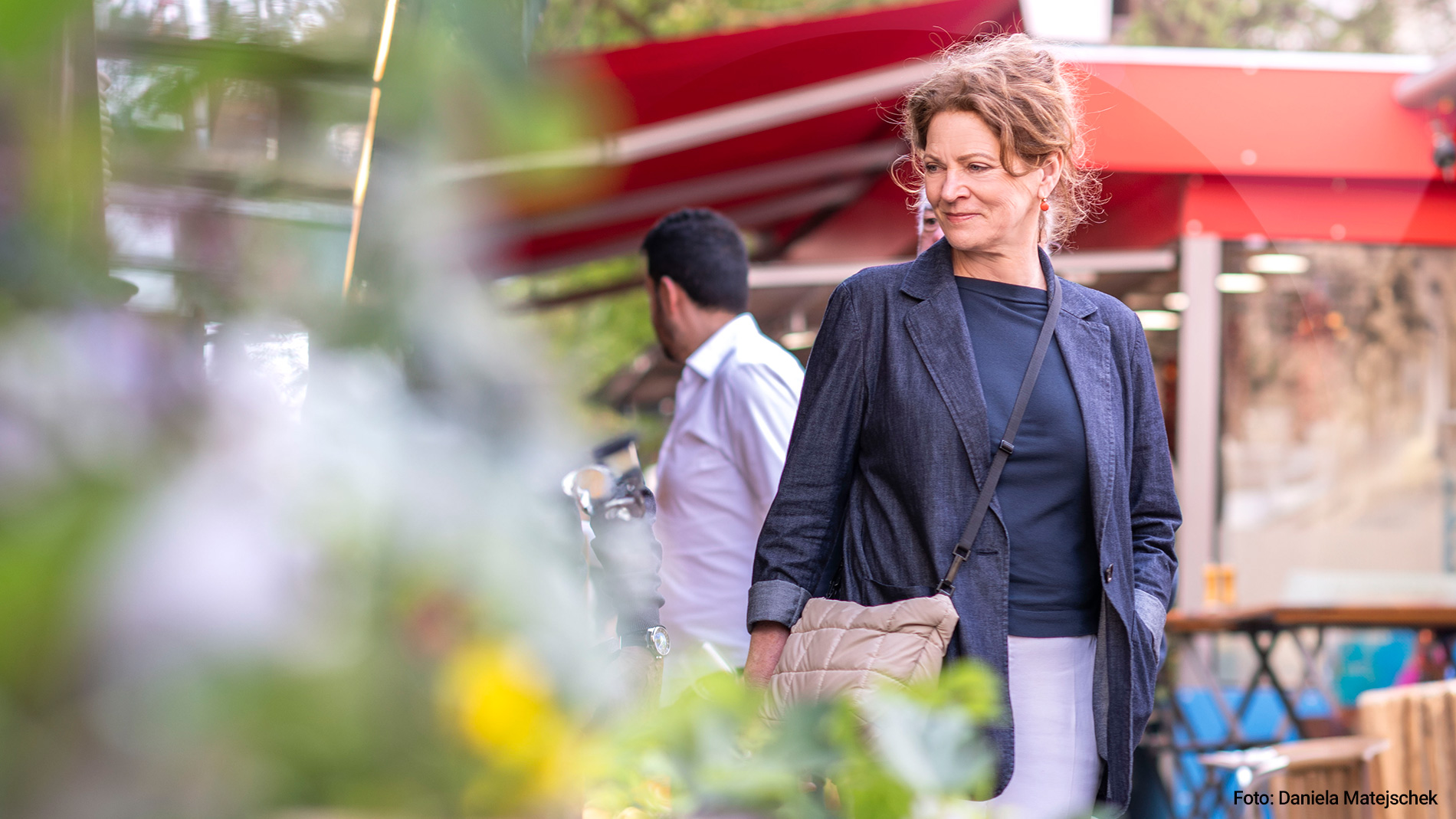 Hanni Rützler at the market